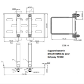 Support V2 pour Batterie Odyssey 30